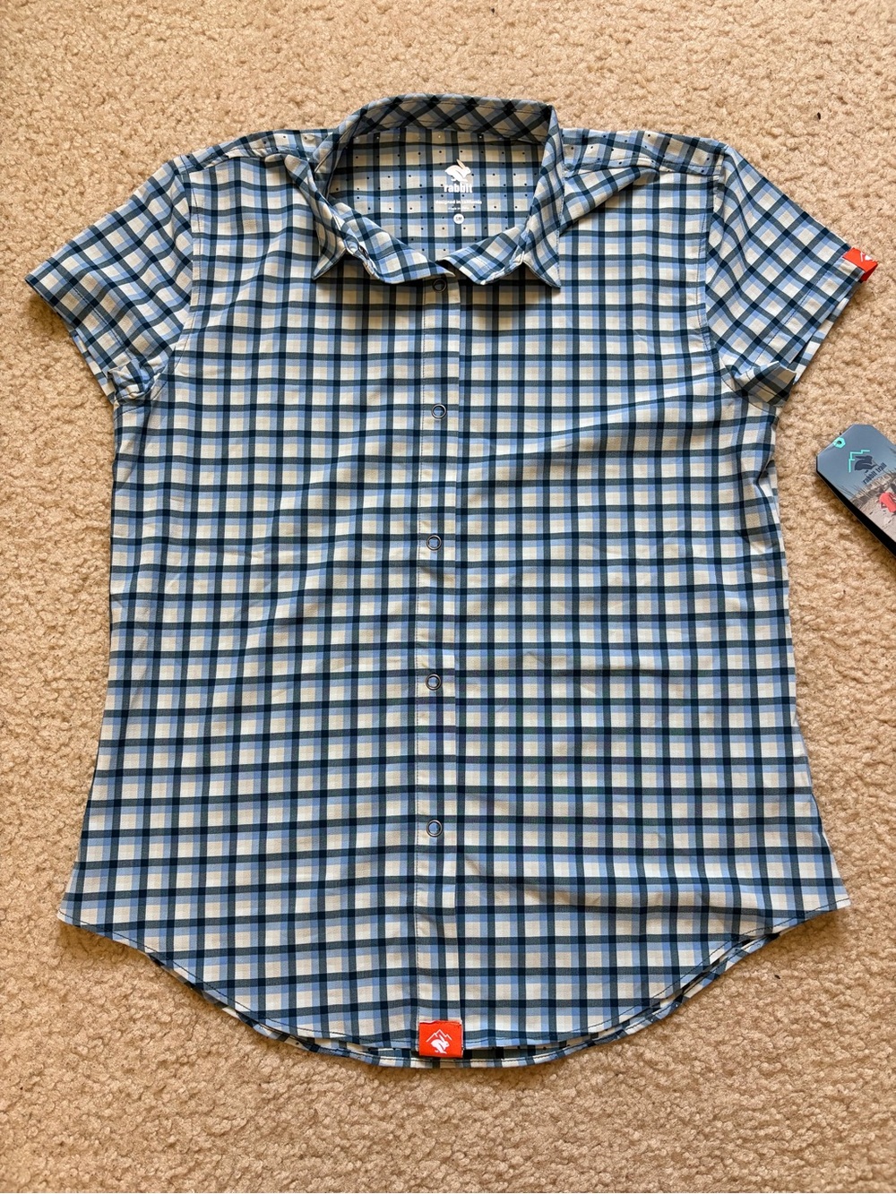 Rabbit High Country SS Cloud Dancer size small womens